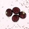 Northlight Glittered Onion Glass Christmas Ornaments - 3.25" - Maroon - 4ct